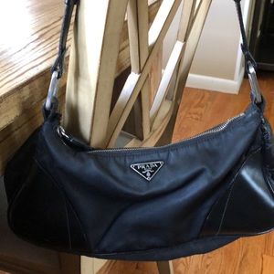 Prada hobo black bag